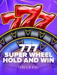 777 super wheel hold and win game logo